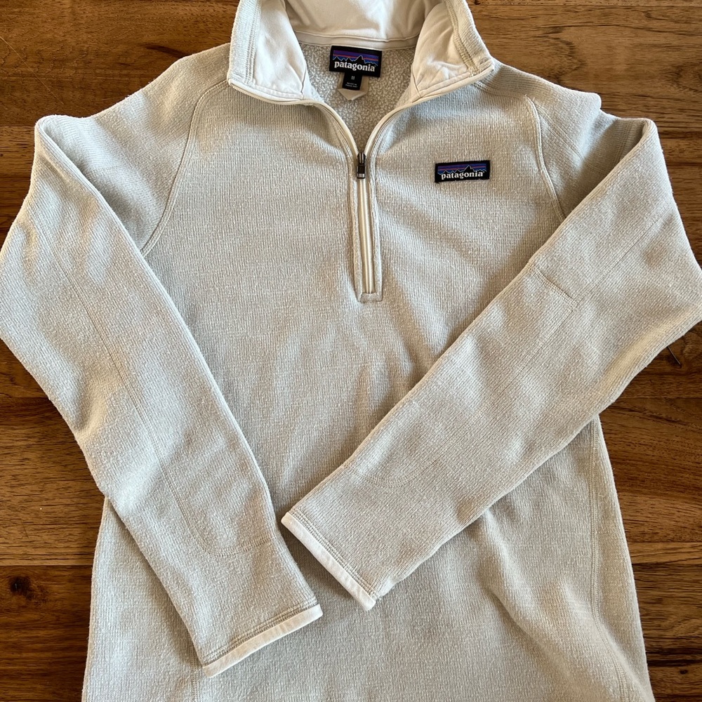 Patagonia gently used better sweater oatmeal colored womens size medium